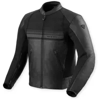 RevIt! Revit Mile 2 Lederjacke - Black - 56