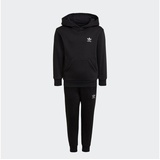 Adidas Kinderanzug Adicolor Hoodie schwarz Code HK2958, schwarz / weiß, 5-6 Jahre - 5-6 Jahre