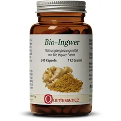 Quintessence Bio-Ingwer Kapseln – 3-Monats-Vorrat 240 St