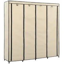 vidaXL Faltschrank 150 x 176 x 45 cm creme
