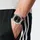 adidas Uni Uhr CITY TECH THIN Silikon schwarz AOFH24002 - Schwarz