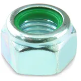 suki 50 Stück Sicherungsmutter M 10 verzinkt Din 985, 6113020