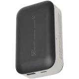 Diyeeni Tragbarer 5G-WLAN-Router mit 300 Mbit/s Geschwindigkeit, 10.000 MAh Akku, Anschluss von Bis zu 10 Geräten für Reisen, Partys, Rundfunkübertragungen Im Freien