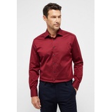 Eterna MODERN FIT Luxury Shirt in rubinrot unifarben, rubinrot, 42