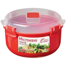 Sistema Mikrowellendose rund rot 0,915 l