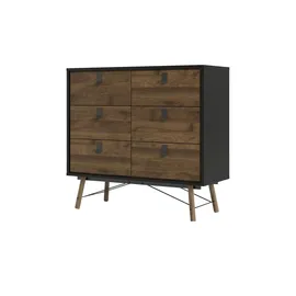 CaliCosy Kommode Ripley 102 x 95 x 40 cm Holzfarben