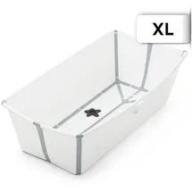 Stokke Flexi Bath® XL White mit hitzeempfindlichem Stöpsel, Weiß