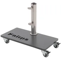 Knirps Rollsockel Stahl 25 kg Schwarz