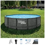 Summer Waves Elite Frame Pool Rattan 427x107cm