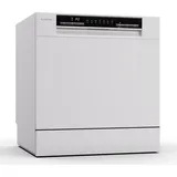 Klarstein Amazonia Eco 8 Geschirrspüler (freistehend, 550 mm breit, Weiß)