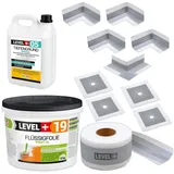 LEVEL PLUS Dichtset Duschabdichtung Dichtband Flüssigfolie 12 kg