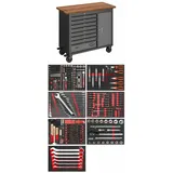 VIGOR Mobile Werkbank SeriesL, mit Sortiment, V4813/NKW, 336-teilig