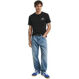 GANT T-Shirt - Blau,Rot,Schwarz,Weiß - XL