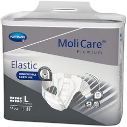 MoliCare Premium Elastic 10Tropfen L 14 St