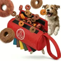 HUND IST KÖNIG Futterdummy rot