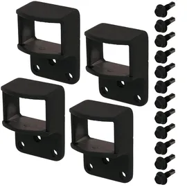 GAH Alberts Zaun-Set 0 x 0 cm Schwarz/Aluminium