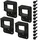 GAH Alberts Zaun-Set 0 x 0 cm Schwarz/Aluminium