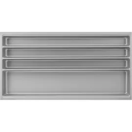 Agoform Scoop II Besteckeinsatz 474 x 916 x 59 mm Kunststoff Silber