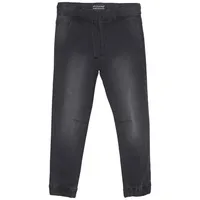 MINYMO Stretch Loose Fit Kurze Hose - Grey Black