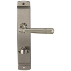 ALPERTEC Langschild-Garnitur »Sale«, Messing - silberfarben
