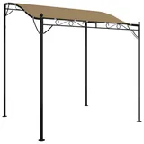 vidaXL Markise Taupe 2x2,3 m 180 g/m2 Stoff und Stahl