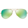 Ray Ban Aviator Flash Lenses RB3025 112/19 58-14 gold/green flash