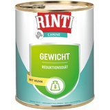 Rinti Sparpaket RINTI Canine Gewicht Huhn 12x800g Dose Hundenassfutter Diätnahrung