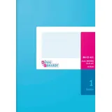 KÖNIG & EBHARDT Formular Geschäftsbuch A5 1 Spalte Blau