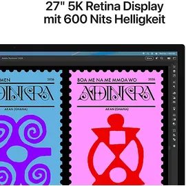Apple Studio Display 27'' (2026) Nanotexturglas neigbar MFF14FD/A