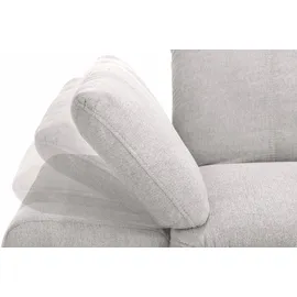 Home Affaire 2,5-Sitzer HOME AFFAIRE "Bergamo Multifunktions-Couch, elegant und komfortabel", silber, B:215cm H:77cm T:90cm, Chenille 100% Polyester;Struktur fein ( 100% Polyester);Luxus-Kunstleder;Struktur weich (100% Polyester), Sofas, mit Armlehn-und