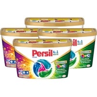 Persil 4in1 Color DISCS 64 WL (4 x 16 Waschladungen), Waschmittel mit Tiefenrein Technologie, Colorwaschmittel für reine Wäsche und hygienische Frische für die Maschine