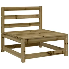vidaXL Garten-Lounge-Set 8-tlg. Kiefernholz braun