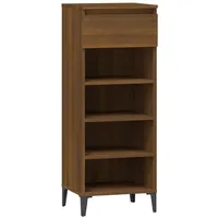 VidaXL Schuhregal Braun Eichen-Optik 40x36x105 cm Holzwerkstoff