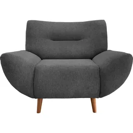 Home Affaire 3-2-1 Garnitur Polyester 3-Sitzer + 2-Sitzer + Sessel Grau