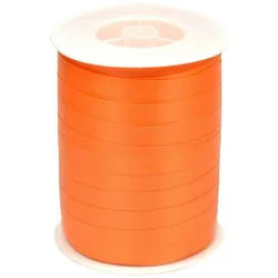 Star 250m Geschenkband Ringelband 10mm - wasserfestes Kunststoff Dekoband Schleifenband Polyband Luftballonband zum Basteln Schleifen Luftballons Orange