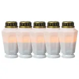 MARELIDA LED Grablicht 15,5 cm 5 St. orange
