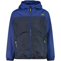 CMP KID Jacket Rain FIX Hood black blue (N950)