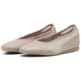 Puma Damen Catch Soleil Topcat Ballerina Sneakers 38, Rose Latte Frosted Ivory Gold Beige White