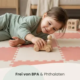 LittleTom 18 Teile Spielmatte Baby Puzzlematte 30x30 Krabbelmatte Bodenmatte Kinderzimmer