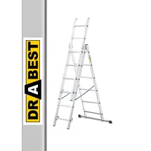 Drabest Aluminium-Haushaltsleiter 6 Stufen