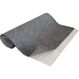 TAPHICEROS Selbstklebend Filzstoff, Grau, 500cm x 150cm, Nadelfilz Superflex,Bespannstoff aus Filz,Meterware,Innenraumverkleidung Bezugsstoff Bastefilz für DIY Auto Box Liner