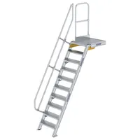 Günzburger Aluminium-Treppe mit Plattform 60° 10 Stufen (300370)