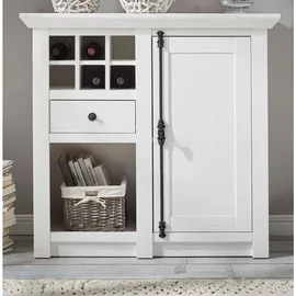 furn.design Kommode Hooge 105 x 100 x 45 cm Weiß