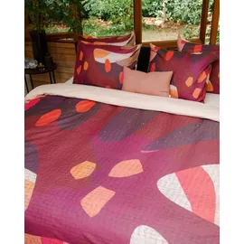 Kayori Bettwäsche "Kenya", bunt, B/L: 155cm x 220cm, 1 Stk., 1 Stk., Renforcé (Bio-Baumwolle), B/L: 80cm x 80cm, 2 Stk., Renforcé (Bio-Baumwolle), Obermaterial: 100% Baumwolle, Bettwäsche, Bettwäsche, 100% reiner Bio-Baumwolle