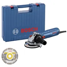 Bosch GWS 12-125 inkl. Diamantschleifscheibe + Handwerkerkoffer