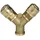 Einhell Verteiler (Kompressor-Zubehör, 2-facher Druckluftverteiler, 2x Schnellkupplung, R 3/8" Innengewinde, aus Messing)