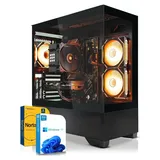 SYSTEMTREFF Gamer PC-System - Ryzen 7 9800X3D - Nvidia GeForce RTX 5060 Ti 8GB - 32GB DDR5 - 1TB NVMe - Windows 11 Pro - Desktop - Schwarz