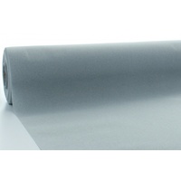 Sovie HORECA Airlaid Tischdeckenrolle Grau, 120 cm x 40 m , 1 Stück Uni Basic Neutralfarben