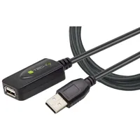 EFB IUSB-REP20TY USB-A High speed Verlängerung, aktiv, schwarz, 5m