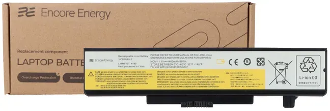 Neuer Encore Energy Akku für Lenovo G500 G510 G580 G710 G480 IdeaPad P580 Y480 Z480 49Wh 11.1V 4400mAh Y480 L11M6Y01